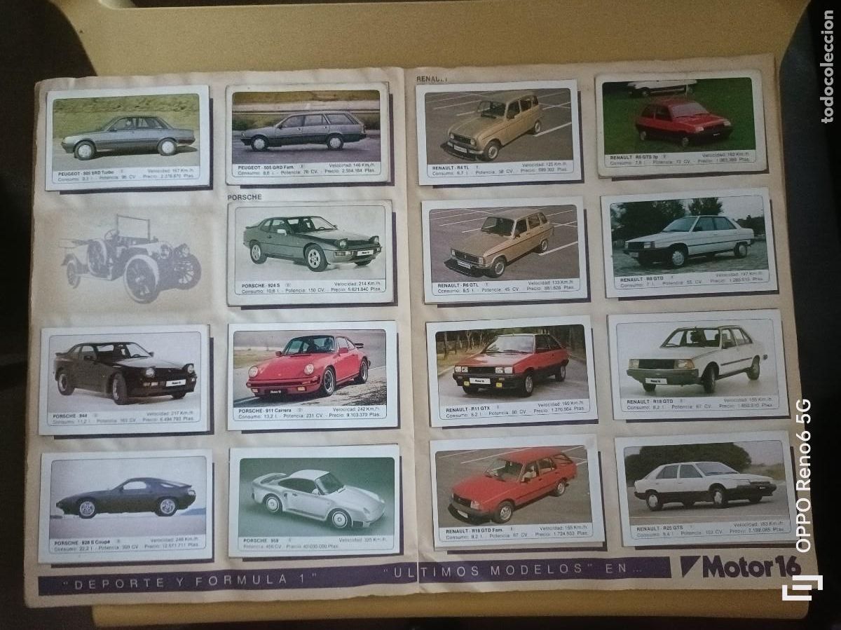 Coleccionismo &aacute;lbum: coches, ediciones unidas 1986 - Foto 9