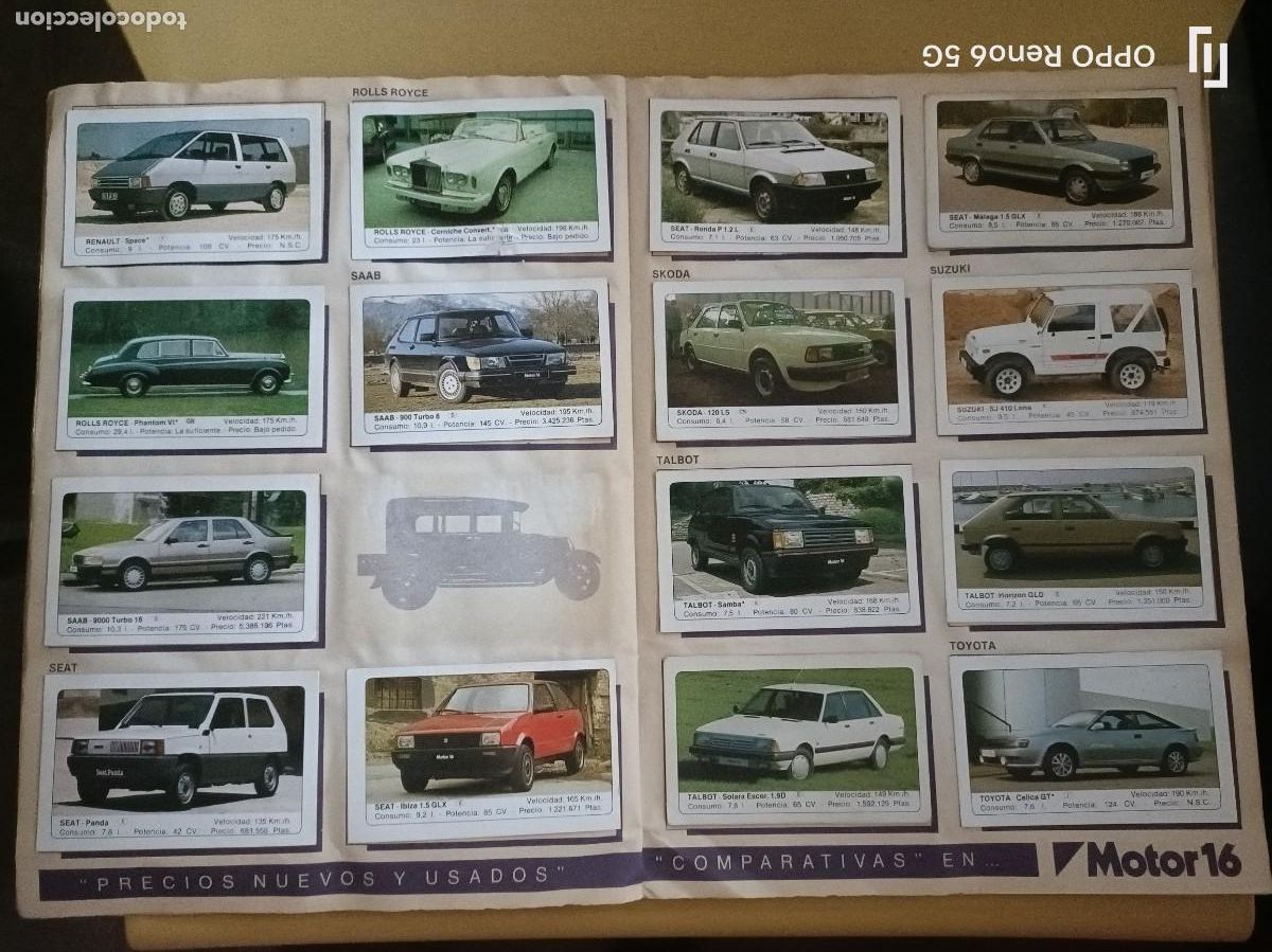 Coleccionismo &aacute;lbum: coches, ediciones unidas 1986 - Foto 10