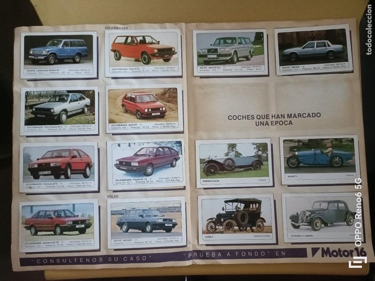 Coleccionismo &aacute;lbum: coches, ediciones unidas 1986 - Foto 12
