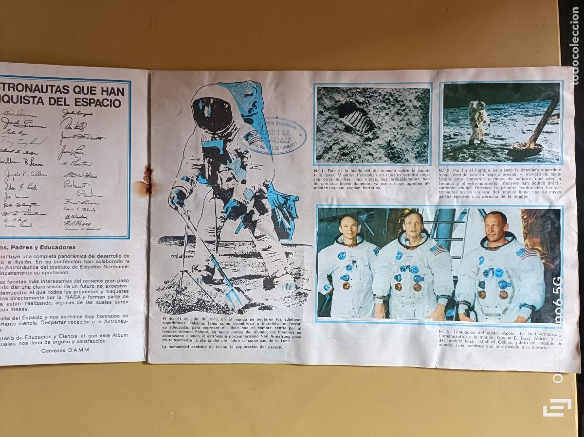 Coleccionismo &aacute;lbum: homenaje a la conquista del espacio. - Foto 2