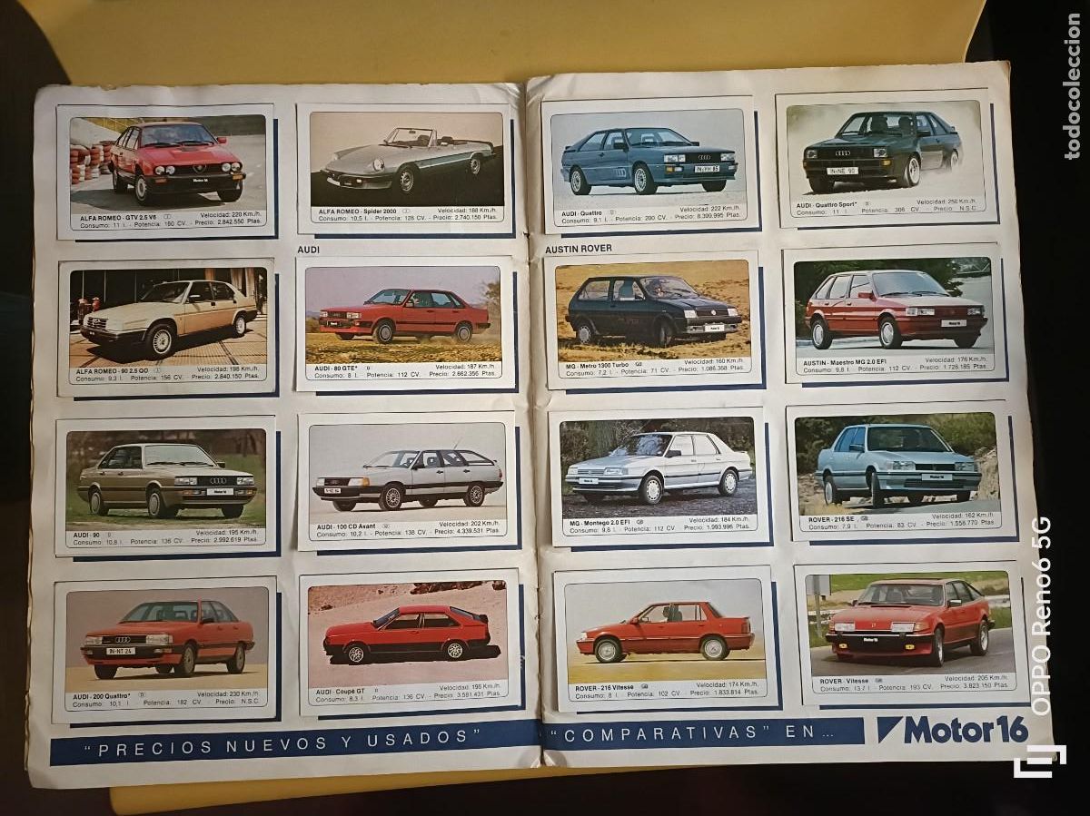 Coleccionismo &aacute;lbum: coches, ediciones unidas 1986 - Foto 3