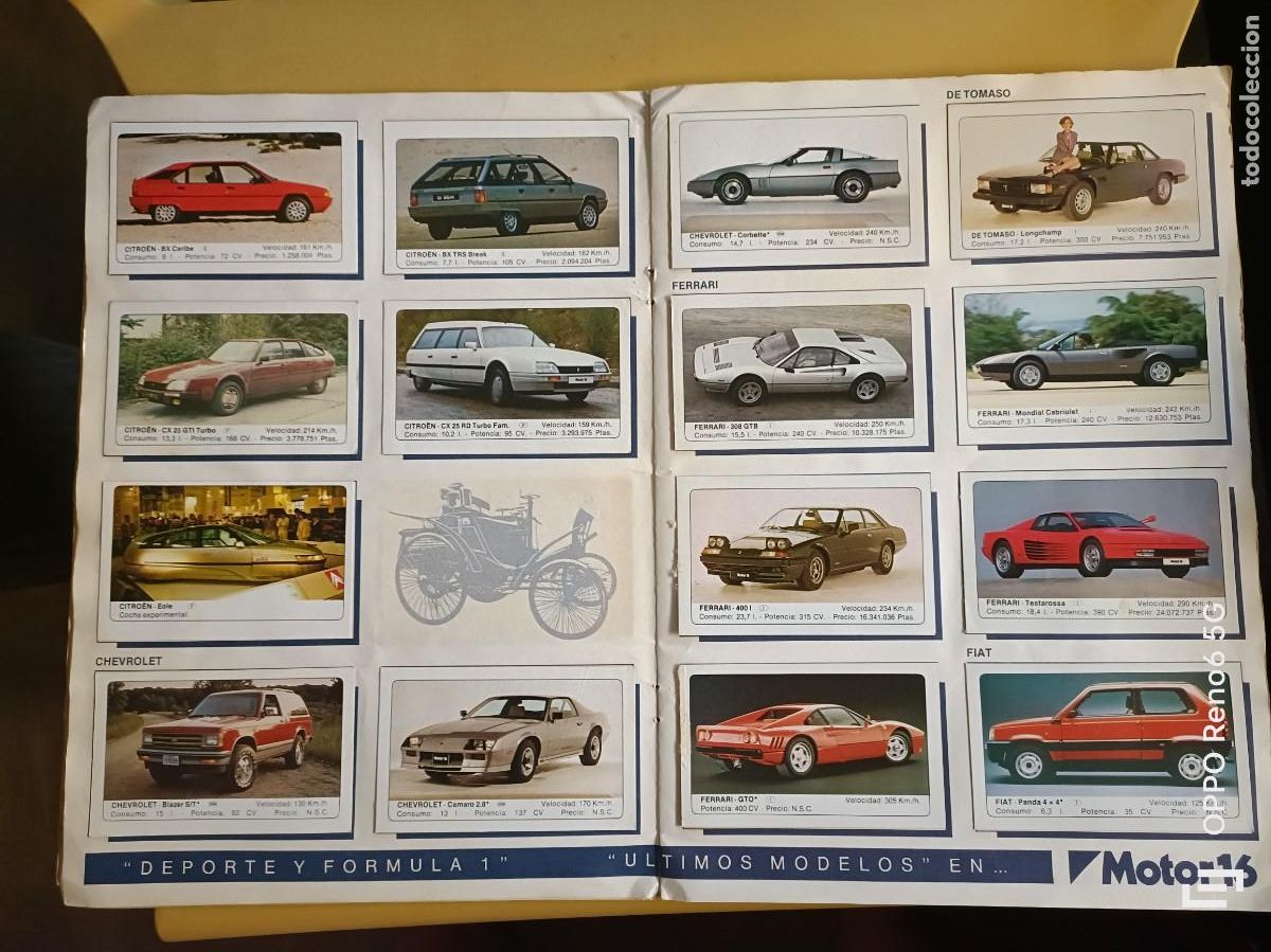 Coleccionismo &aacute;lbum: coches, ediciones unidas 1986 - Foto 4