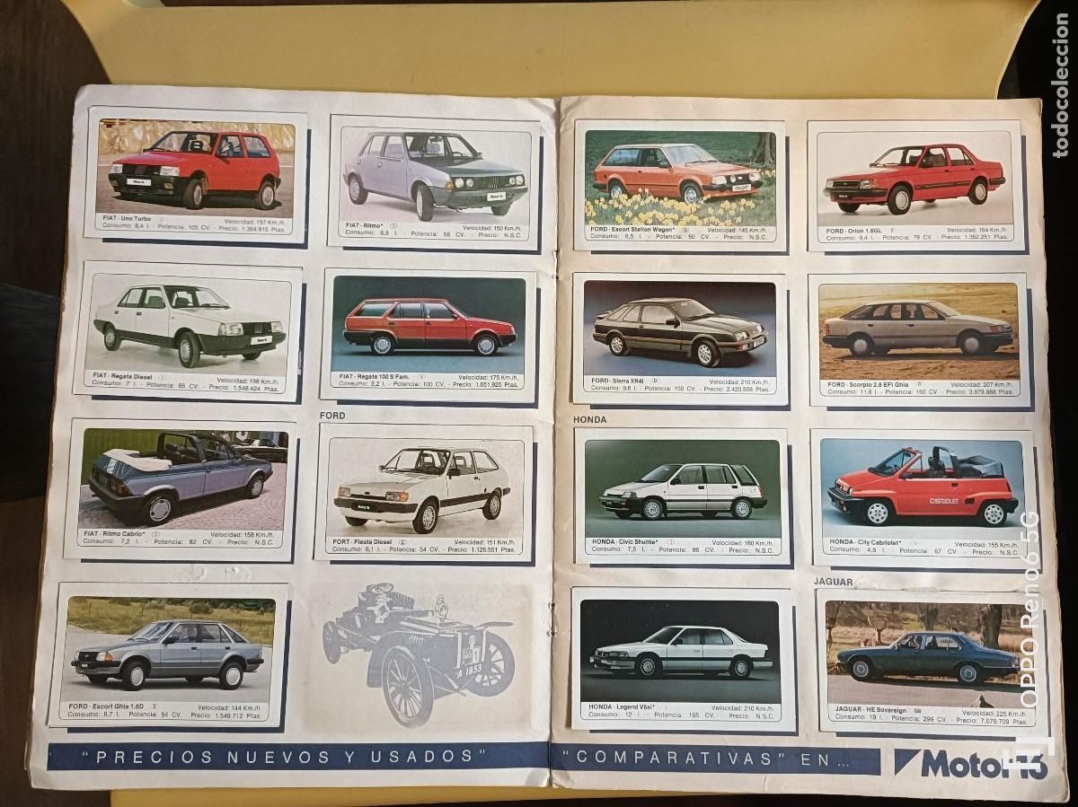 Coleccionismo &aacute;lbum: coches, ediciones unidas 1986 - Foto 5