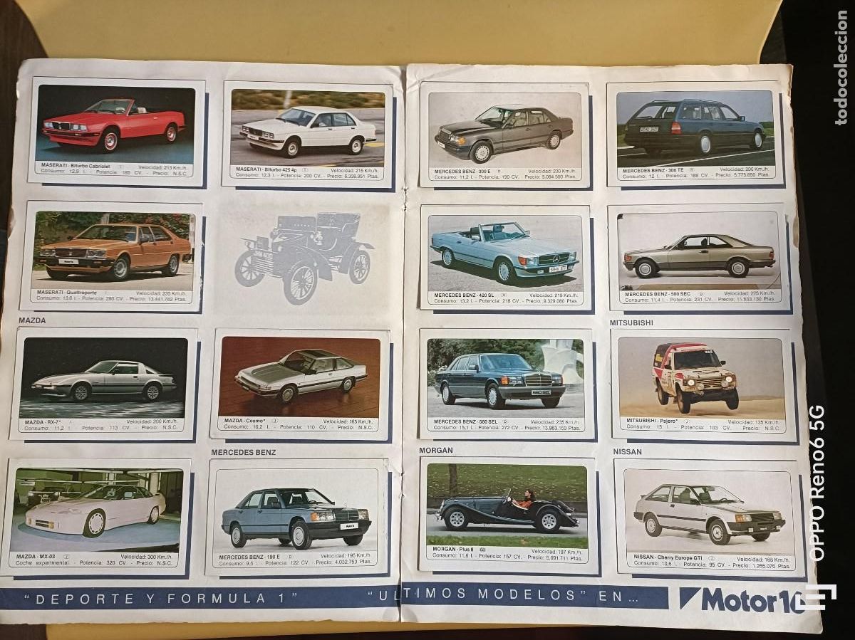 Coleccionismo &aacute;lbum: coches, ediciones unidas 1986 - Foto 7