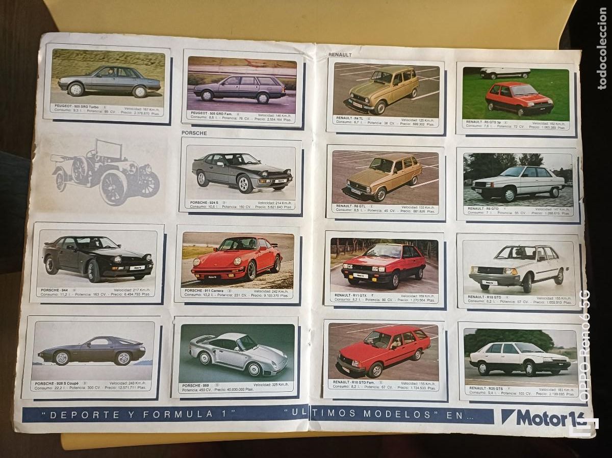 Coleccionismo &aacute;lbum: coches, ediciones unidas 1986 - Foto 8