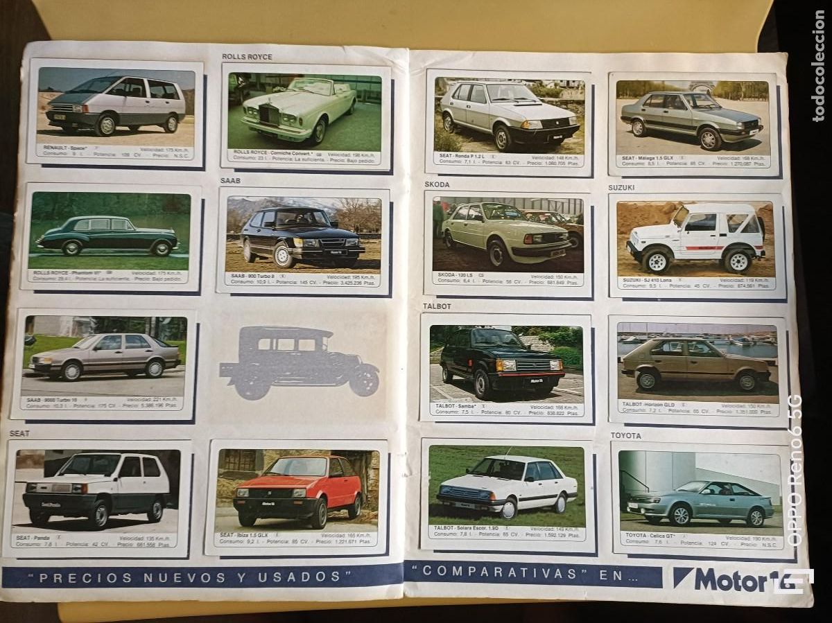 Coleccionismo &aacute;lbum: coches, ediciones unidas 1986 - Foto 9