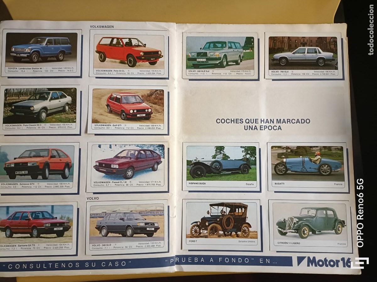 Coleccionismo &aacute;lbum: coches, ediciones unidas 1986 - Foto 10