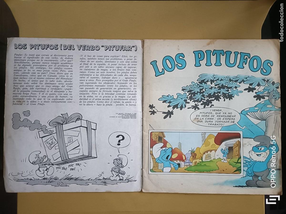 Coleccionismo &aacute;lbum: los pitufos, 1982 panini. - Foto 2
