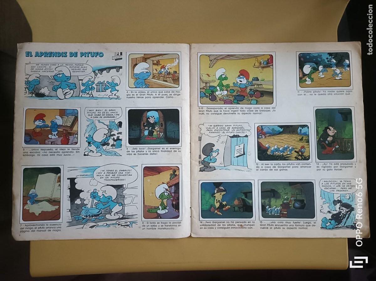 Coleccionismo &aacute;lbum: los pitufos, 1982 panini. - Foto 3