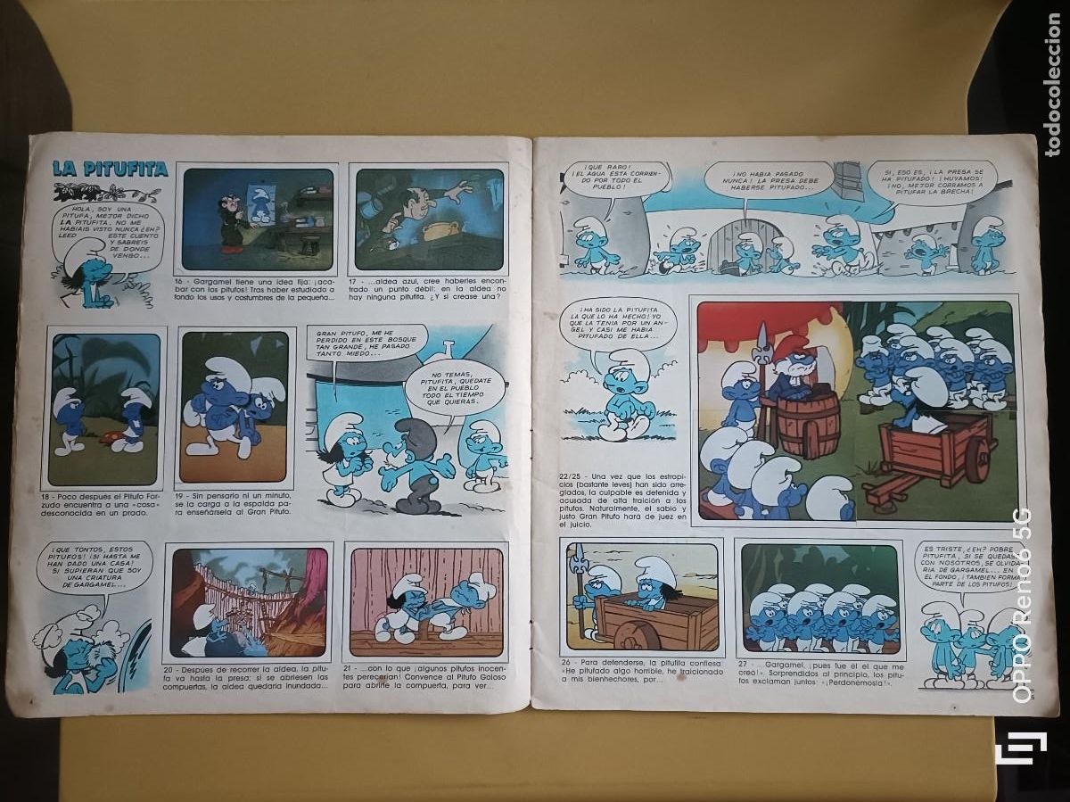 Coleccionismo &aacute;lbum: los pitufos, 1982 panini. - Foto 4