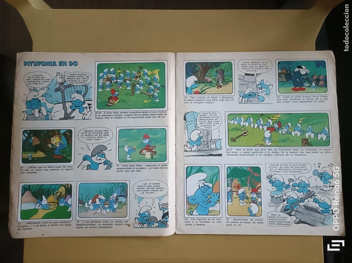 Coleccionismo &aacute;lbum: los pitufos, 1982 panini. - Foto 5