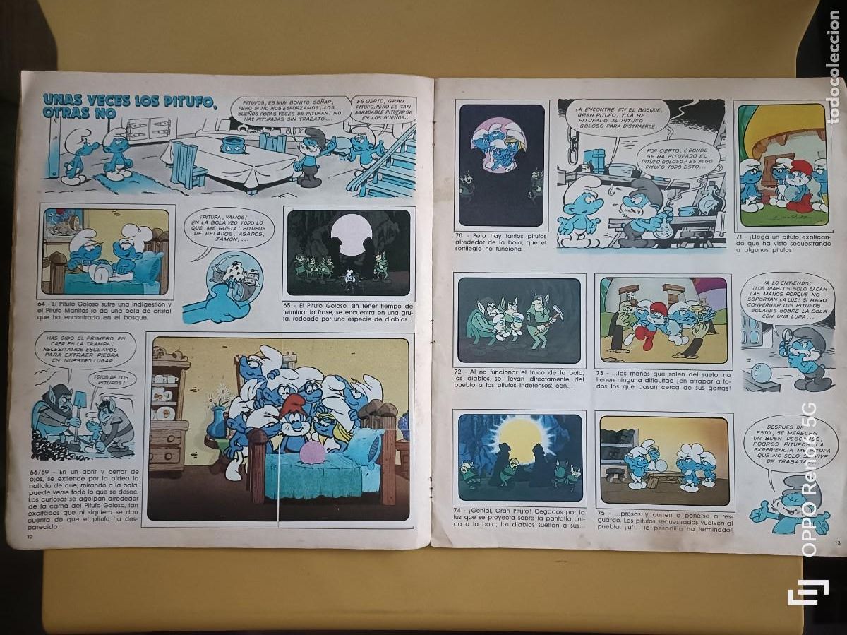 Coleccionismo &aacute;lbum: los pitufos, 1982 panini. - Foto 8