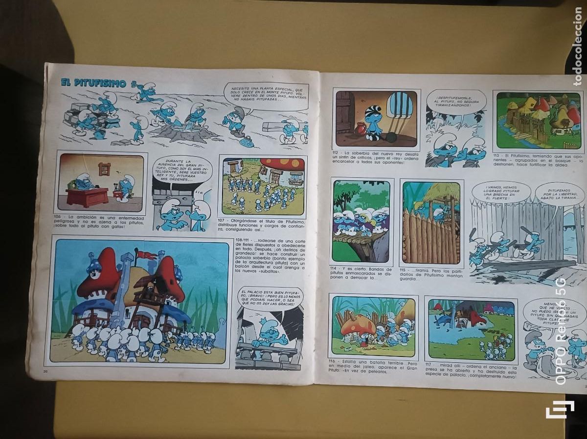 Coleccionismo &aacute;lbum: los pitufos, 1982 panini. - Foto 12