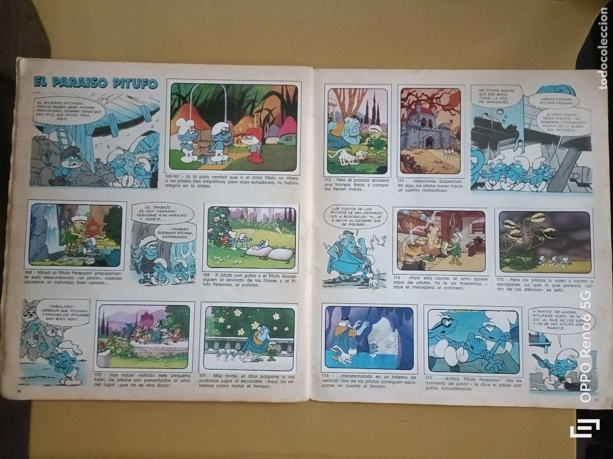 Coleccionismo &aacute;lbum: los pitufos, 1982 panini. - Foto 17