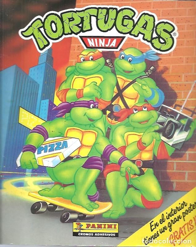 Coleccionismo &aacute;lbum: ALBUM DE CROMOS TORTUGAS NINJA PANINI - Foto 1