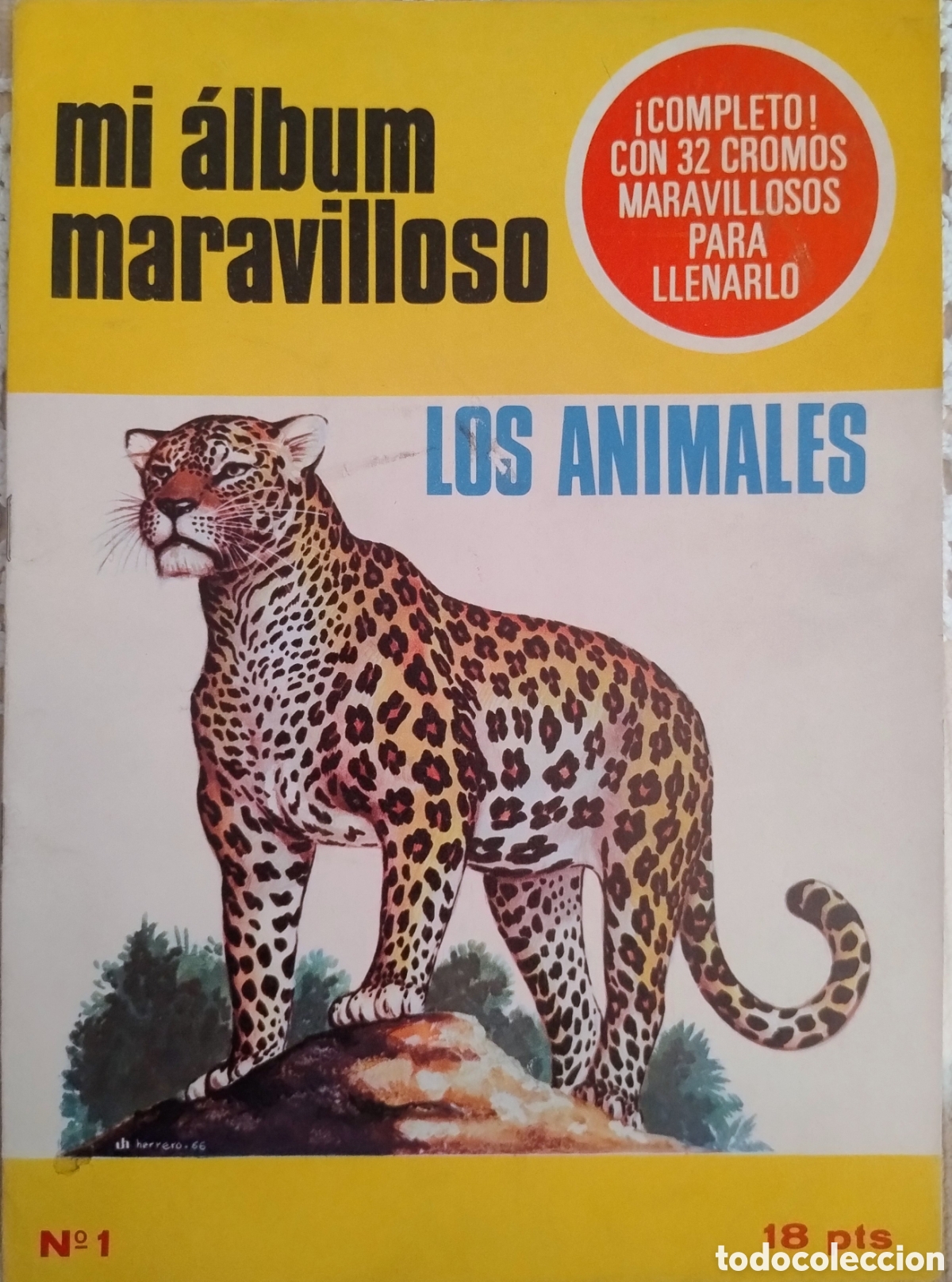 Coleccionismo &aacute;lbum: Album Los animales. 1966. COMPLETO - Foto 1