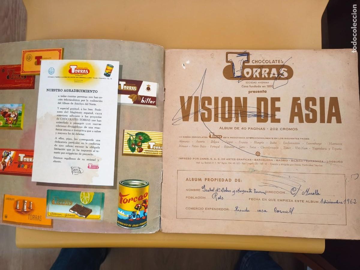 Coleccionismo &aacute;lbum: vision de asia. chocolates torras - Foto 2