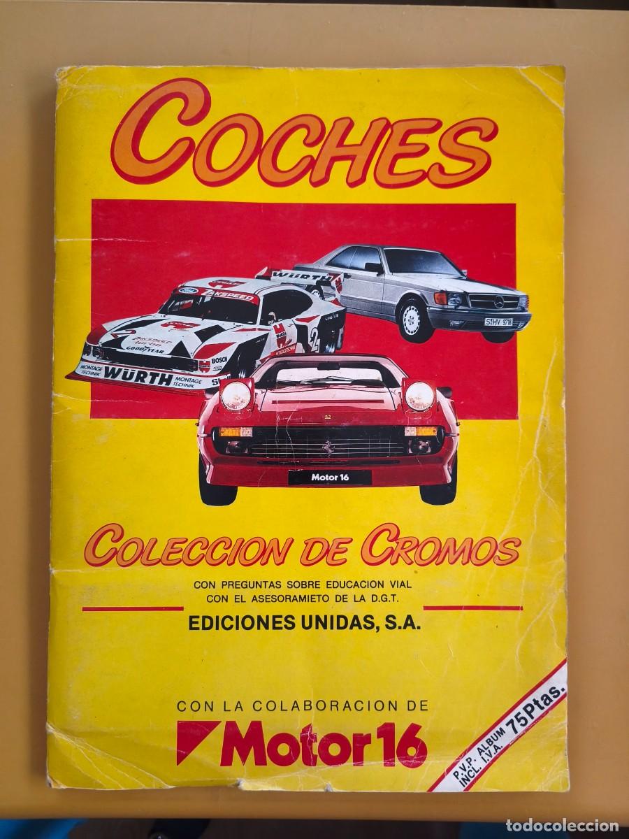Coleccionismo &aacute;lbum: coches, ediciones unidas 1986 - Foto 1