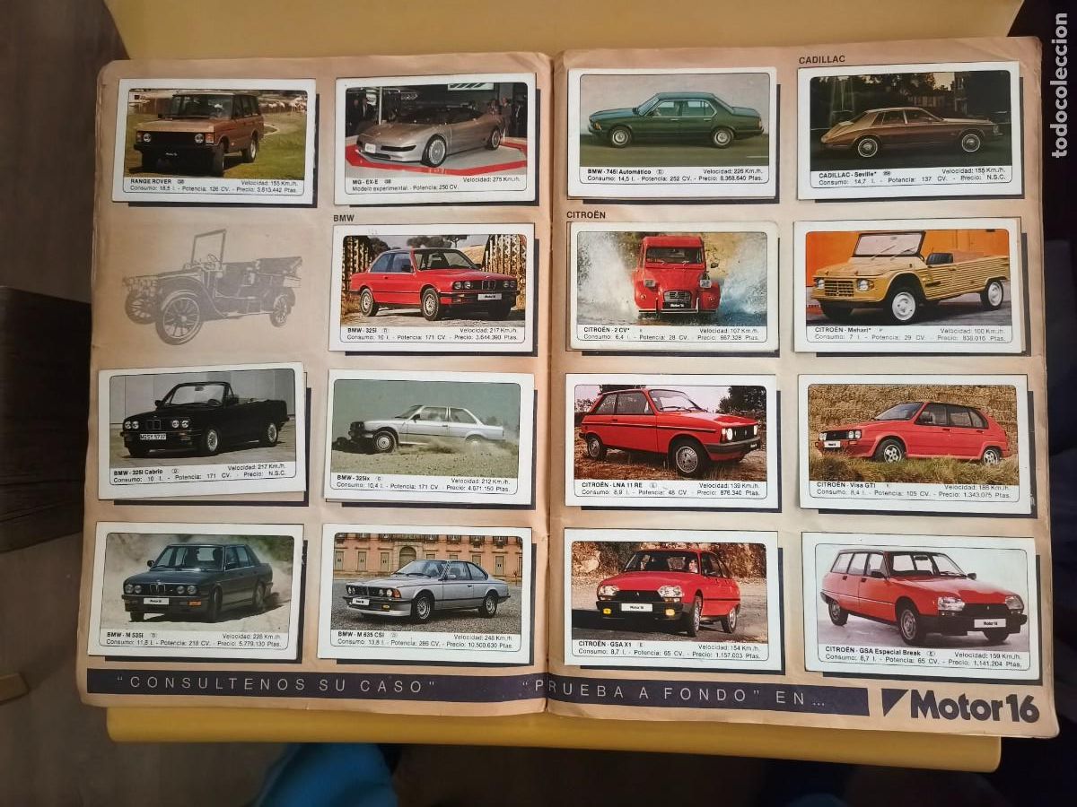 Coleccionismo &aacute;lbum: coches, ediciones unidas 1986 - Foto 3