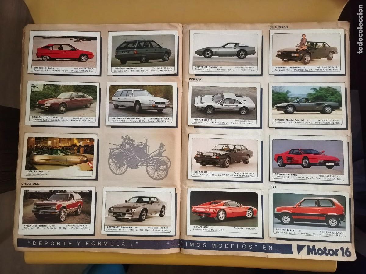 Coleccionismo &aacute;lbum: coches, ediciones unidas 1986 - Foto 4