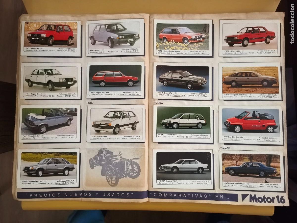 Coleccionismo &aacute;lbum: coches, ediciones unidas 1986 - Foto 5