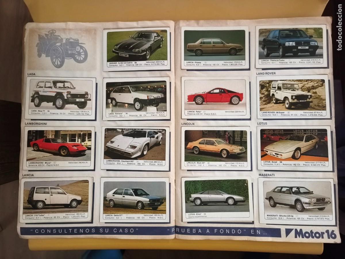 Coleccionismo &aacute;lbum: coches, ediciones unidas 1986 - Foto 6