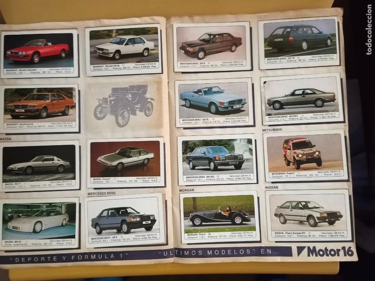 Coleccionismo &aacute;lbum: coches, ediciones unidas 1986 - Foto 7