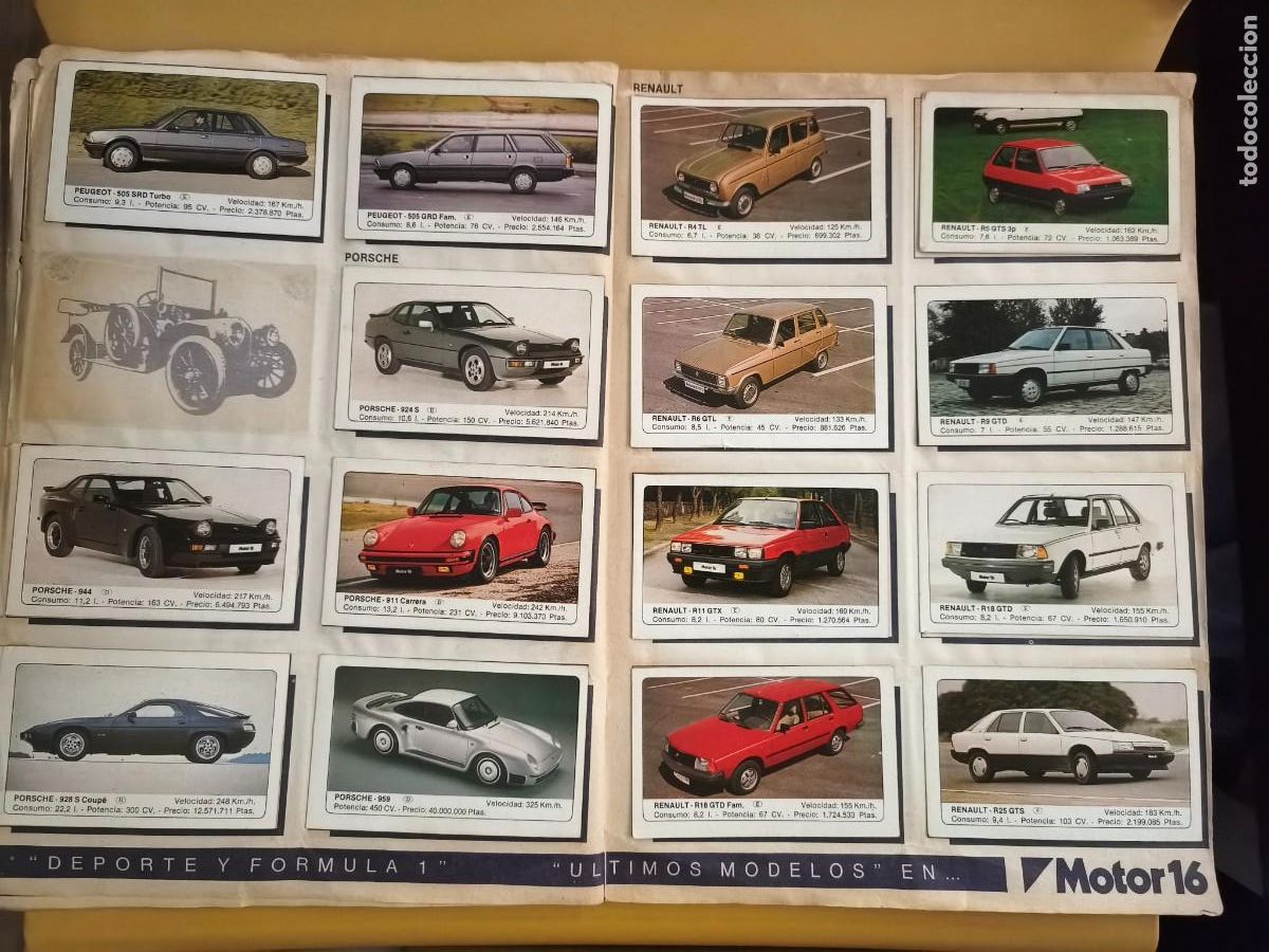 Coleccionismo &aacute;lbum: coches, ediciones unidas 1986 - Foto 9
