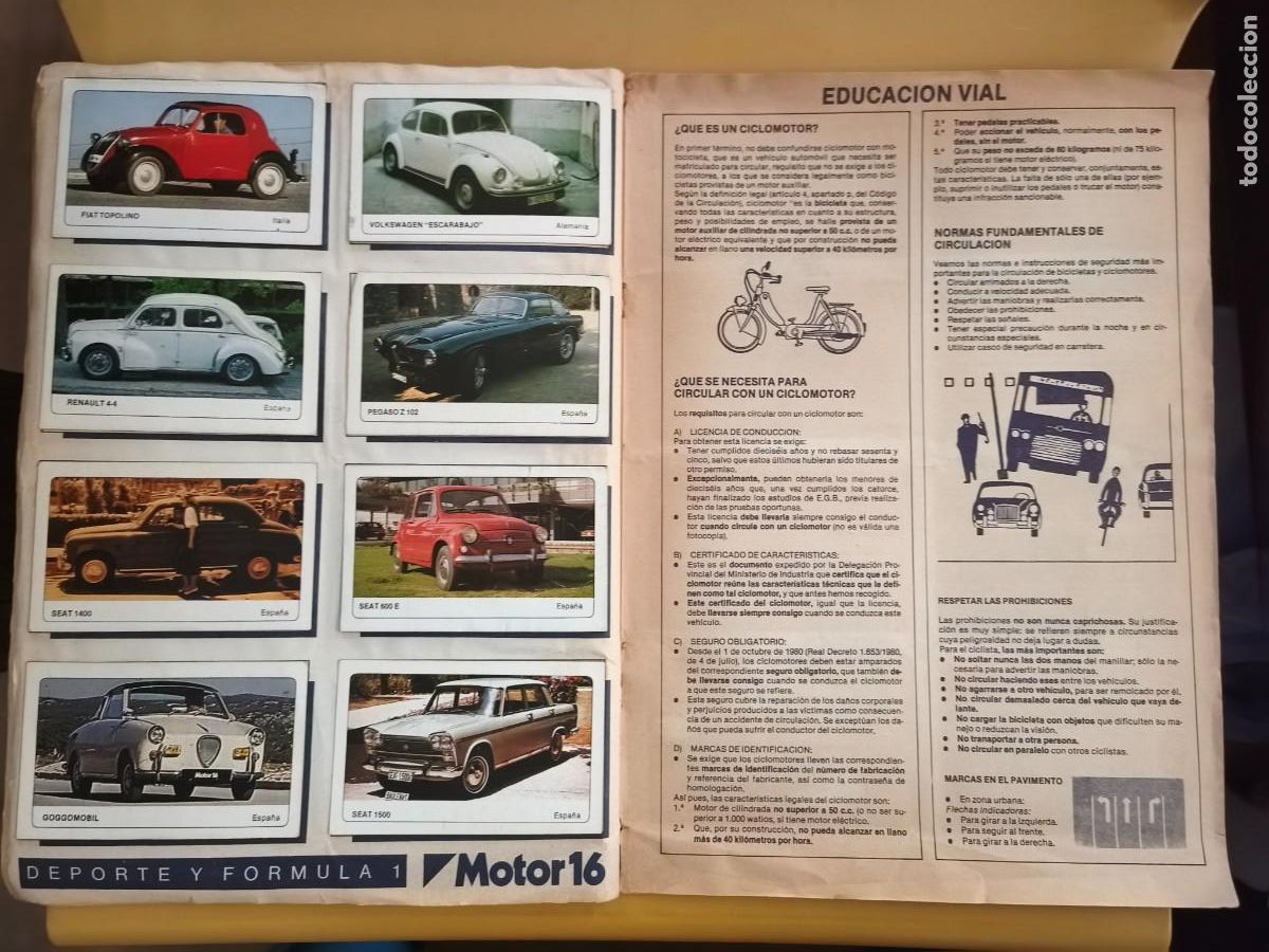 Coleccionismo &aacute;lbum: coches, ediciones unidas 1986 - Foto 12