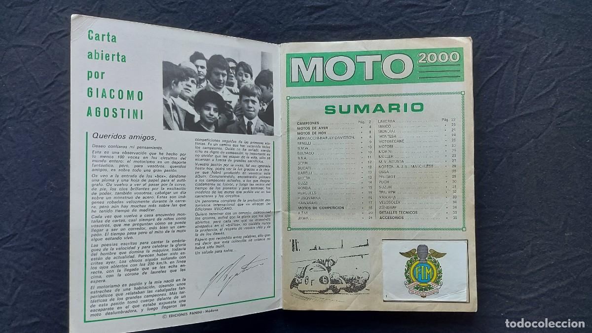 Coleccionismo &aacute;lbum: ALBUM CROMOS MOTO 2000 - Foto 2