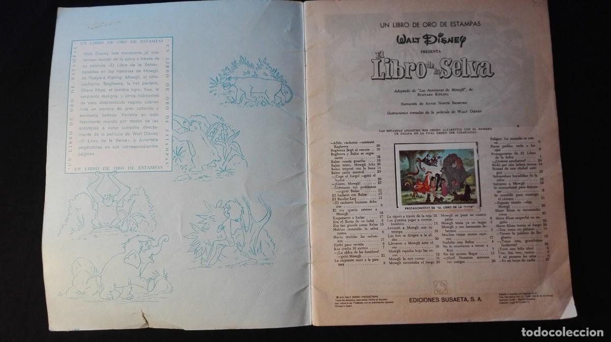 Coleccionismo &aacute;lbum: LIBRO DE ORO DE ESTAMPAS: EL LIBRO DE LA SELVA - Foto 3