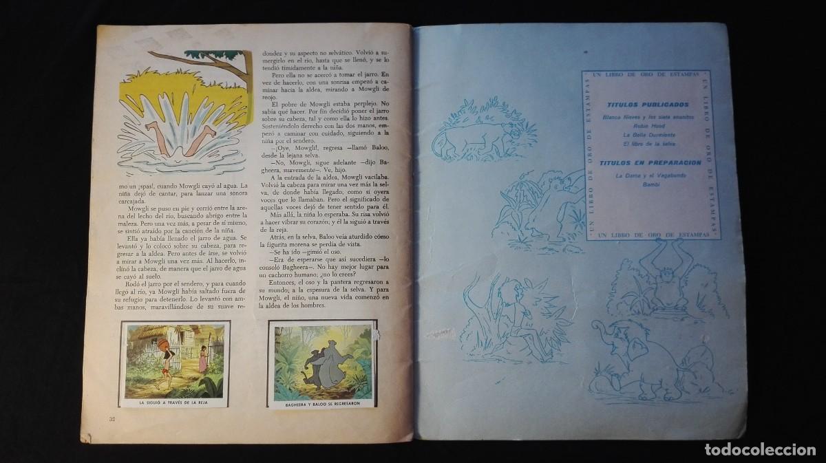 Coleccionismo &aacute;lbum: LIBRO DE ORO DE ESTAMPAS: EL LIBRO DE LA SELVA - Foto 18