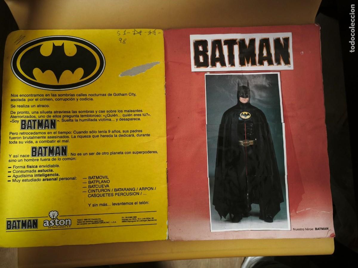 Coleccionismo &aacute;lbum: batman, ediciones aston. - Foto 2