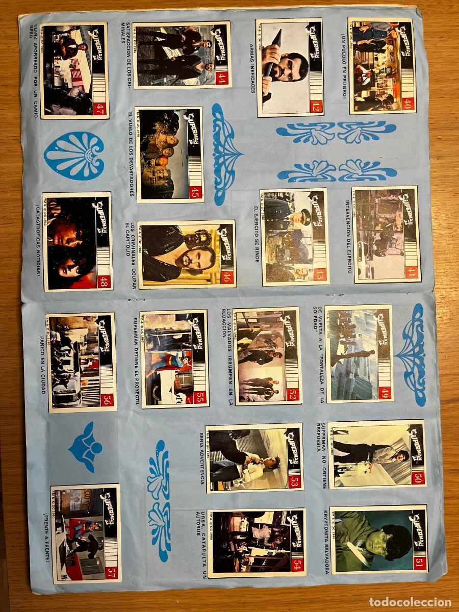 Coleccionismo &aacute;lbum: &Aacute;lbum cromos Superman II - Foto 6