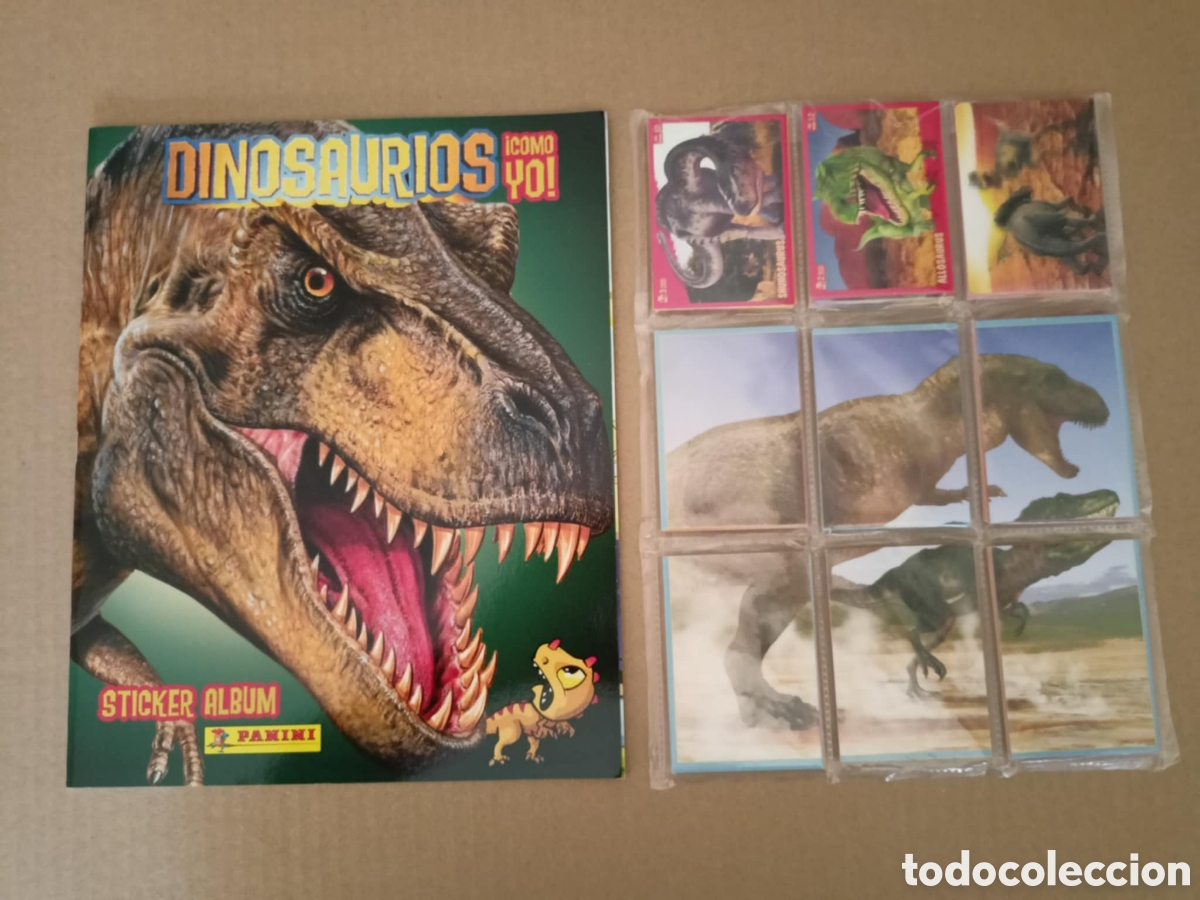 Coleccionismo &aacute;lbum: Colecci&oacute;n Cromos Dinosaurios Como Yo Panini - Foto 1
