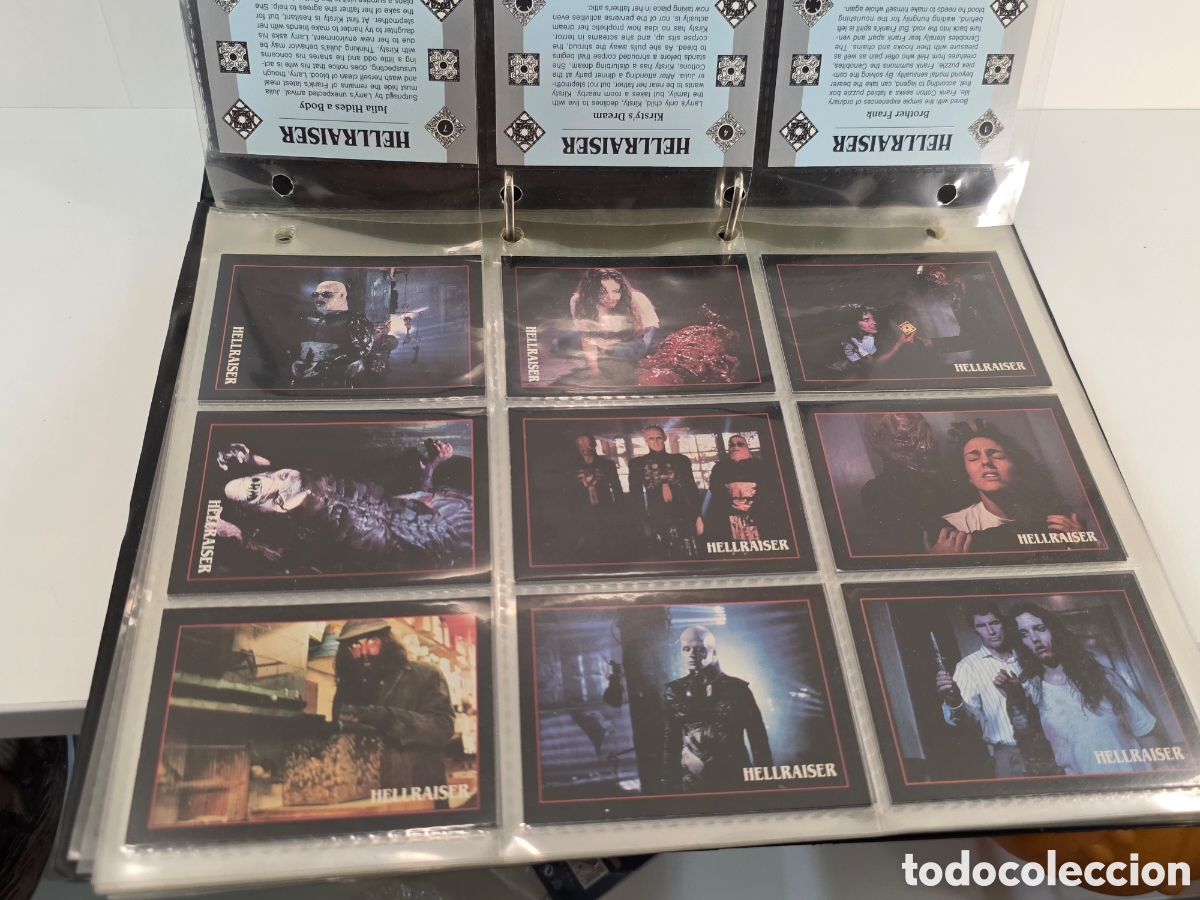 Coleccionismo &aacute;lbum: Colecci&oacute;n de cartas ,cards completa de hellraiser - Foto 2