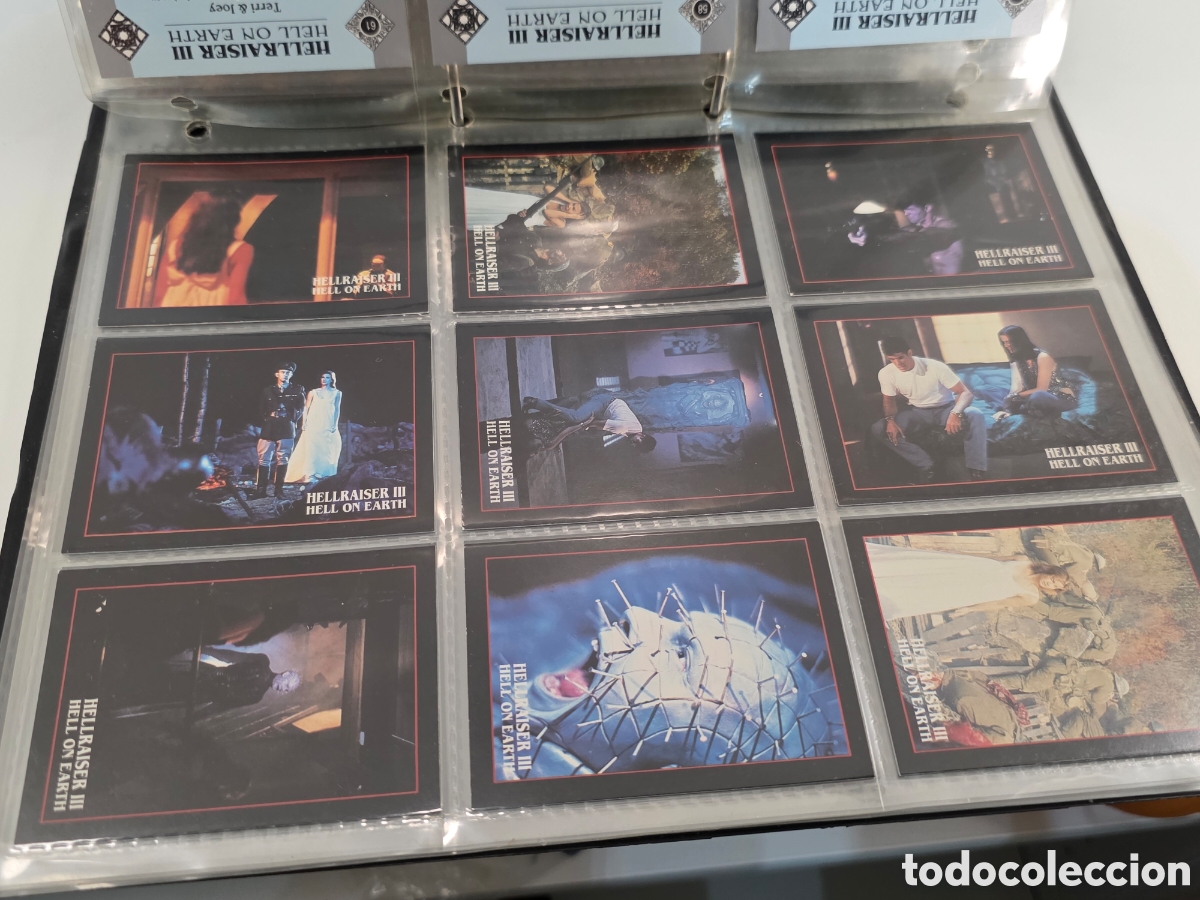 Coleccionismo &aacute;lbum: Colecci&oacute;n de cartas ,cards completa de hellraiser - Foto 8
