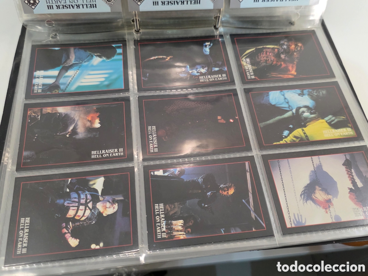 Coleccionismo &aacute;lbum: Colecci&oacute;n de cartas ,cards completa de hellraiser - Foto 9