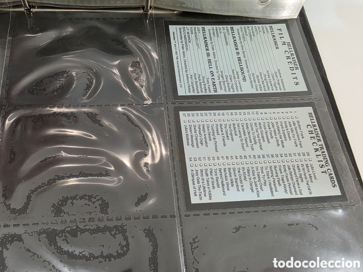 Coleccionismo &aacute;lbum: Colecci&oacute;n de cartas ,cards completa de hellraiser - Foto 13
