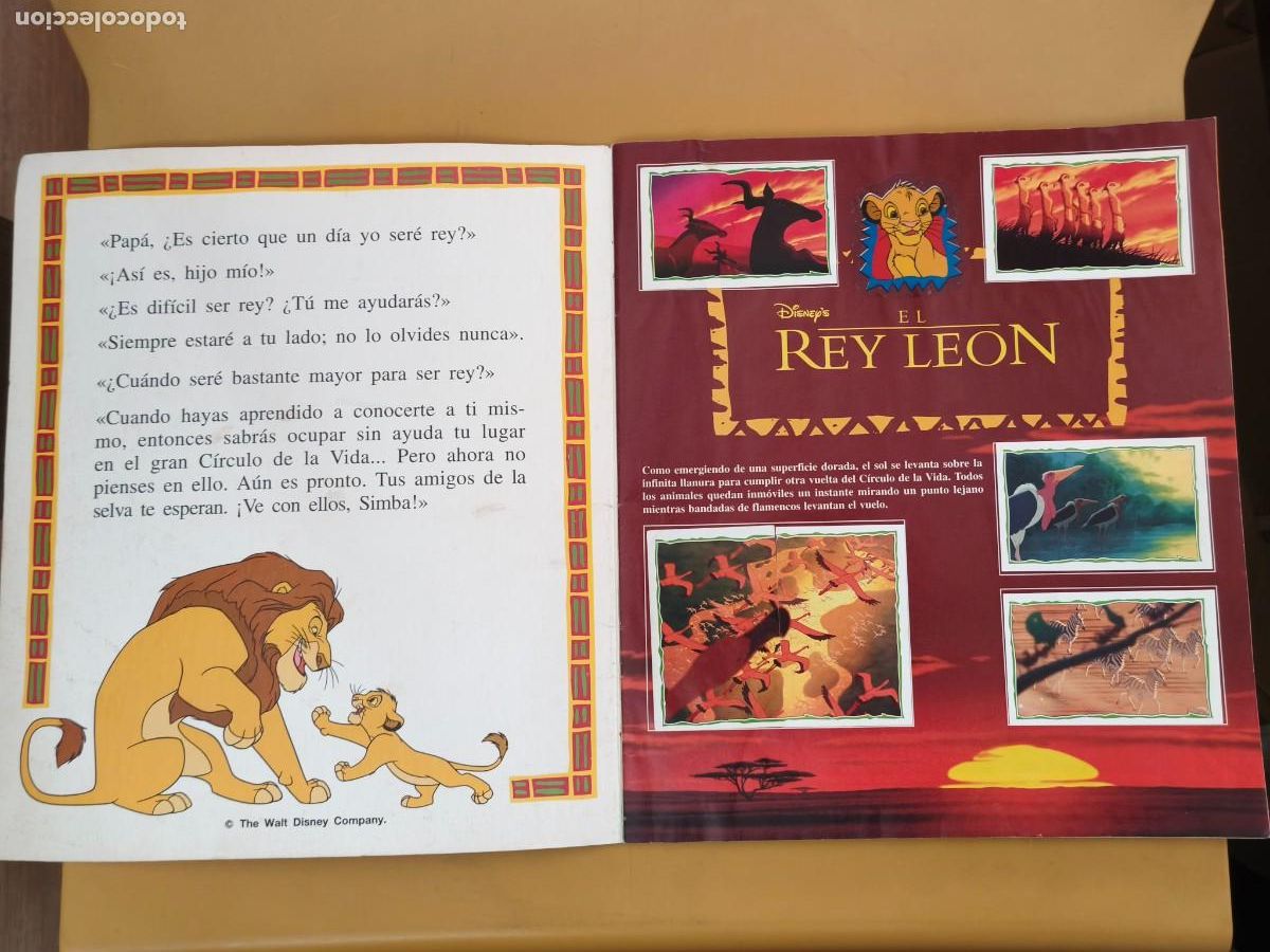 Coleccionismo &aacute;lbum: el rey leon, walt disney - Foto 2