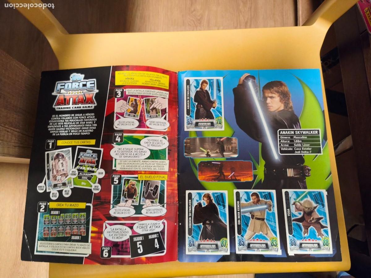 Coleccionismo &aacute;lbum: star wars, topps force attax - Foto 2