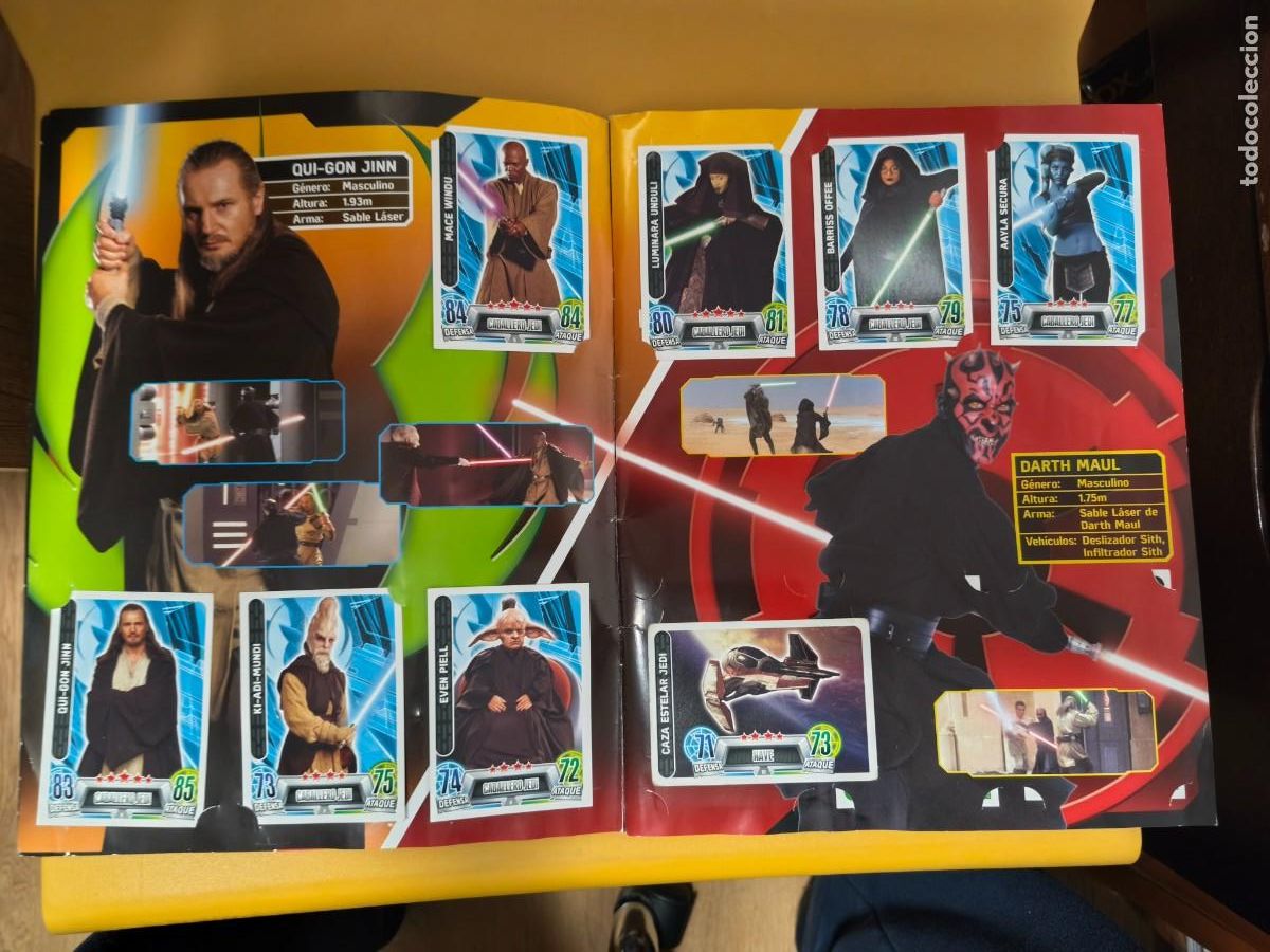 Coleccionismo &aacute;lbum: star wars, topps force attax - Foto 3