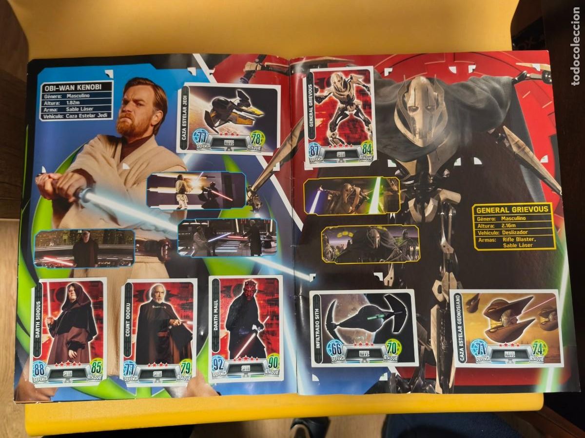 Coleccionismo &aacute;lbum: star wars, topps force attax - Foto 4