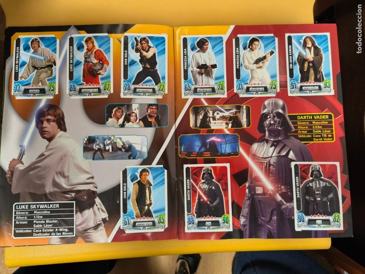 Coleccionismo &aacute;lbum: star wars, topps force attax - Foto 5
