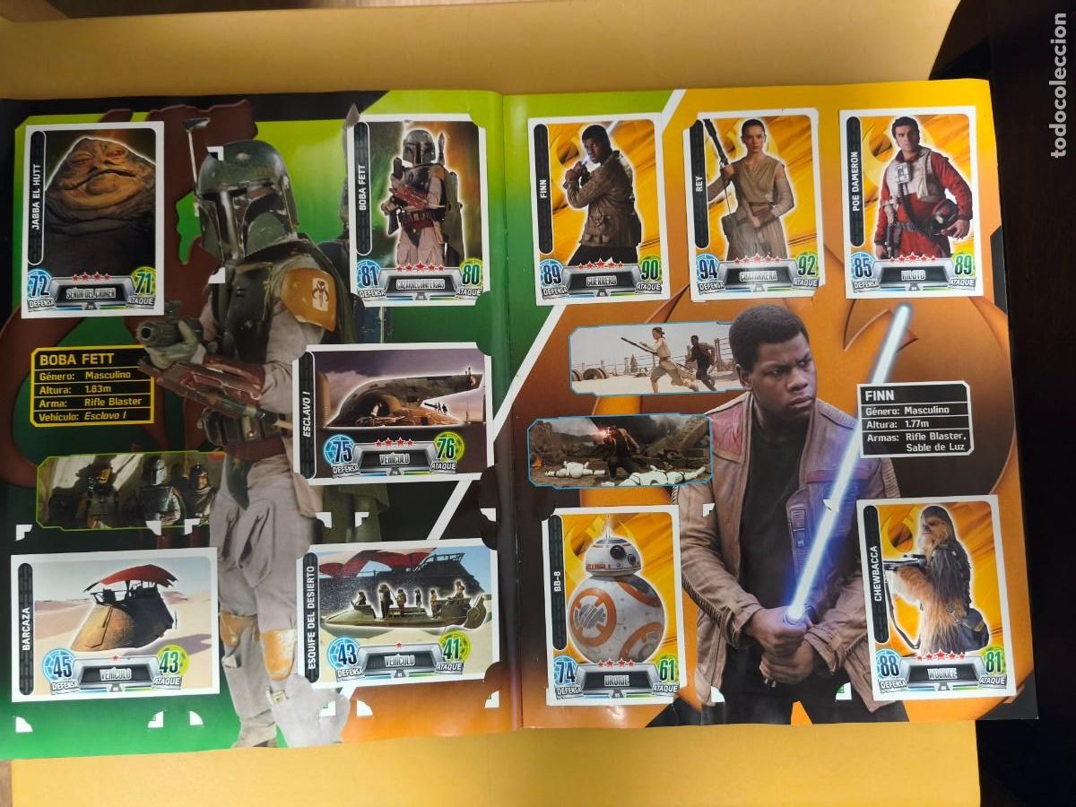 Coleccionismo &aacute;lbum: star wars, topps force attax - Foto 12