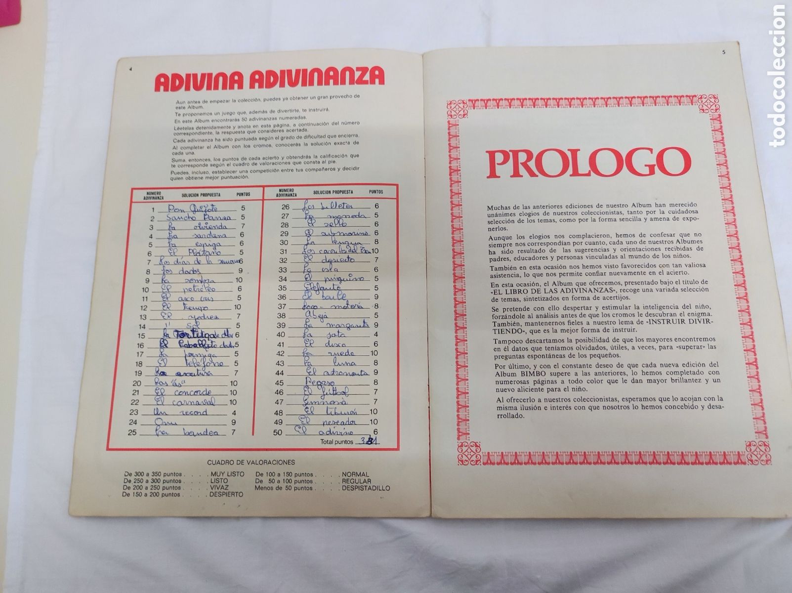 Coleccionismo &aacute;lbum: EL LIBRO DE LAS ADIVINANZAS - BIMBO - Foto 27