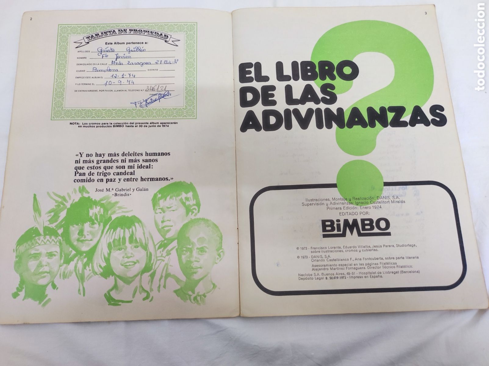 Coleccionismo &aacute;lbum: EL LIBRO DE LAS ADIVINANZAS - BIMBO - Foto 28