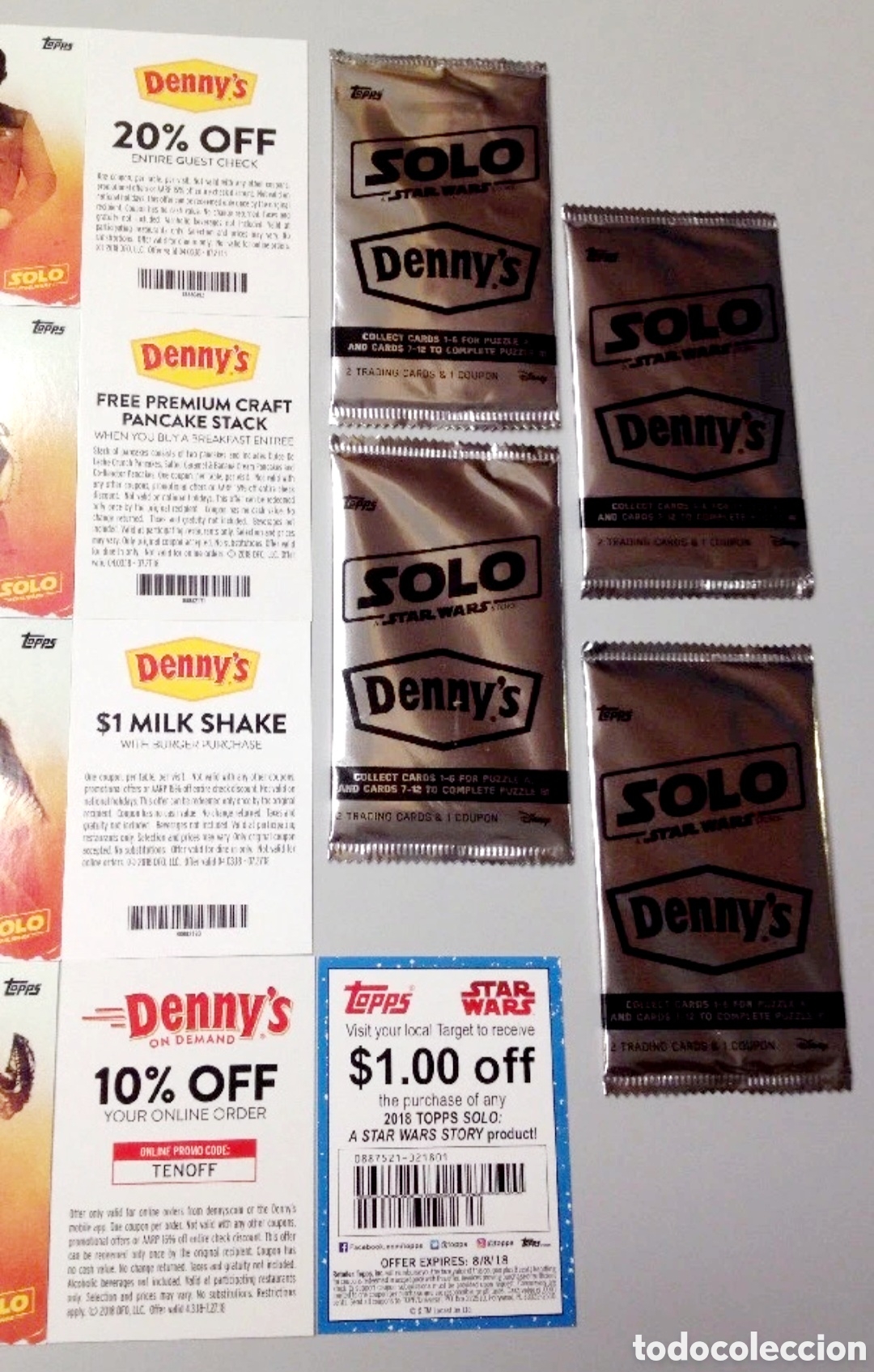 Coleccionismo &aacute;lbum: Star wars: set completo Dennys - Foto 2