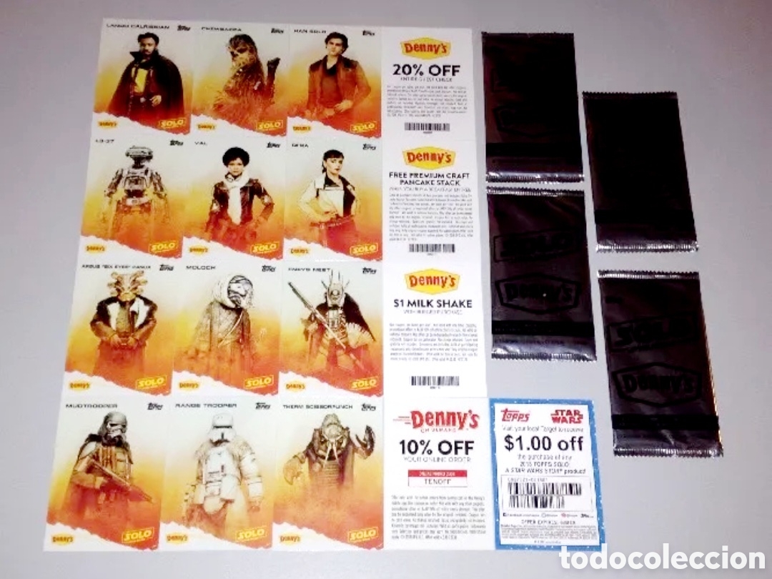 Coleccionismo &aacute;lbum: Star wars: set completo Dennys - Foto 1