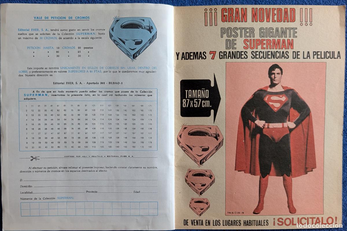 Coleccionismo &aacute;lbum: Superman - fher &iexcl;Completo! - Foto 15